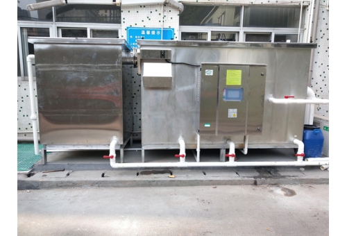 惠州美銳電子工廠食堂油水分離器成功驗收